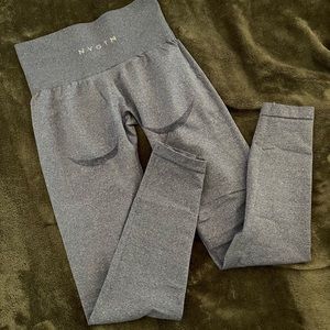 S NVGTN blue marl leggings